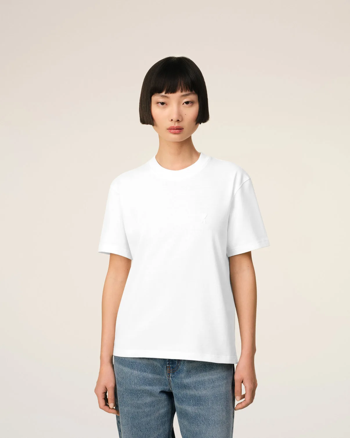 White Cotton T-shirt