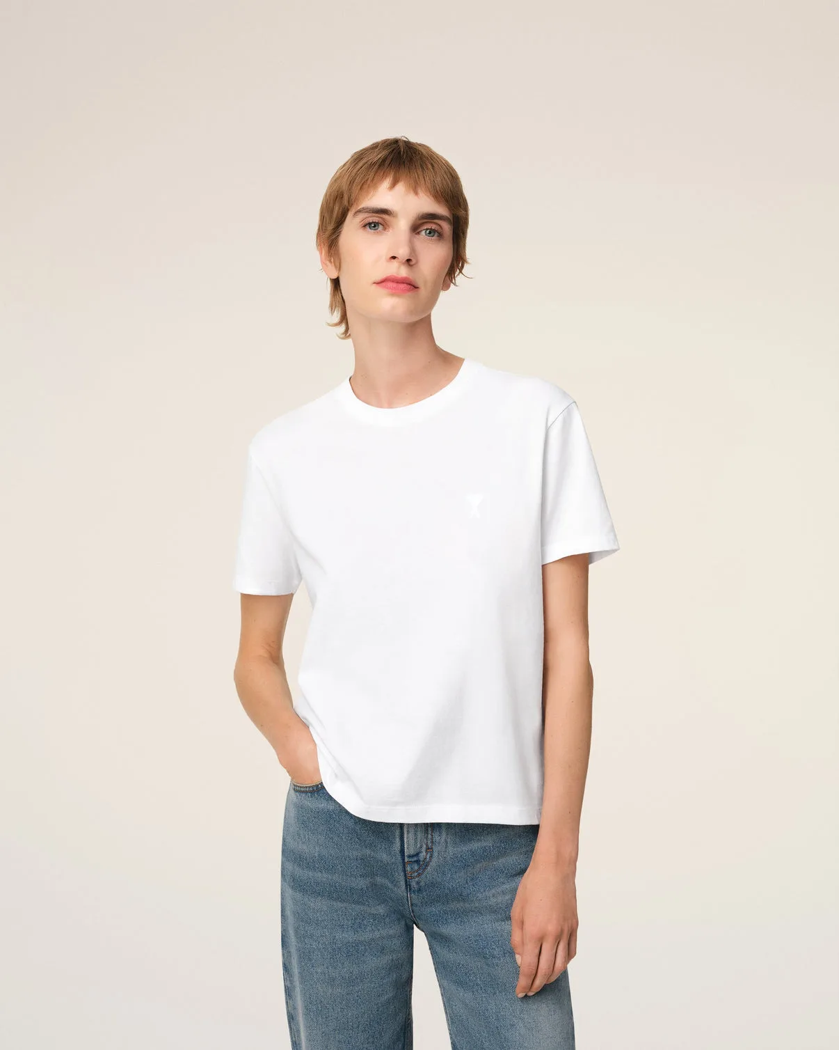 White Cotton T-shirt