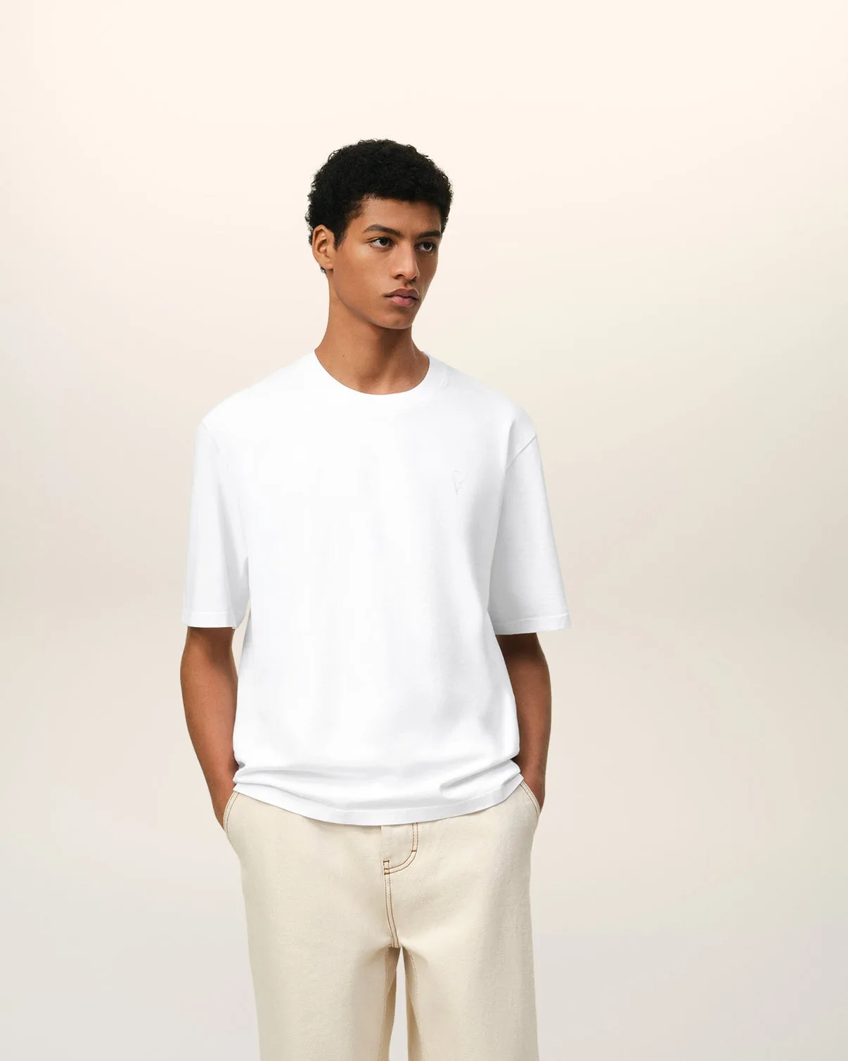 White Cotton T-shirt