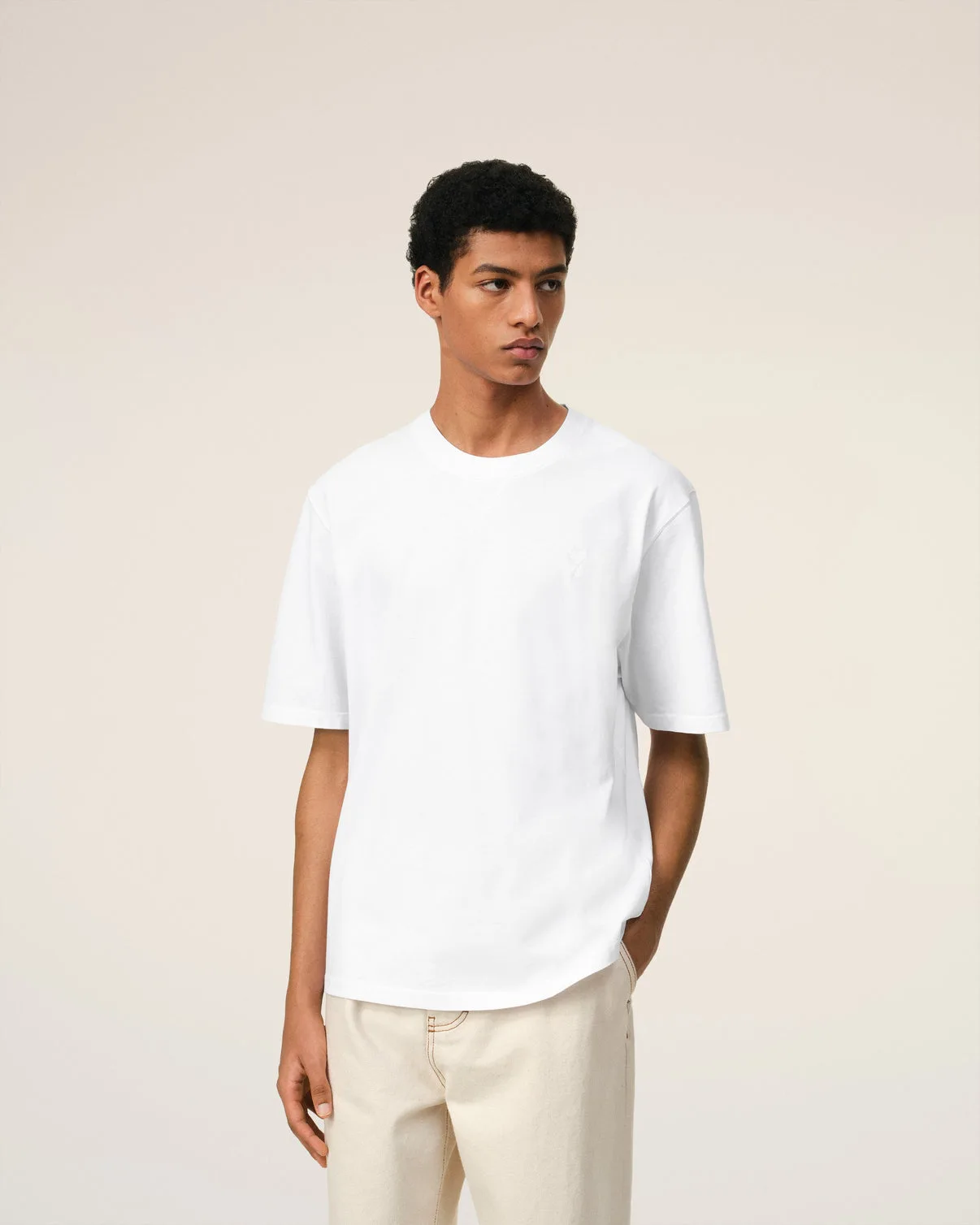 White Cotton T-shirt