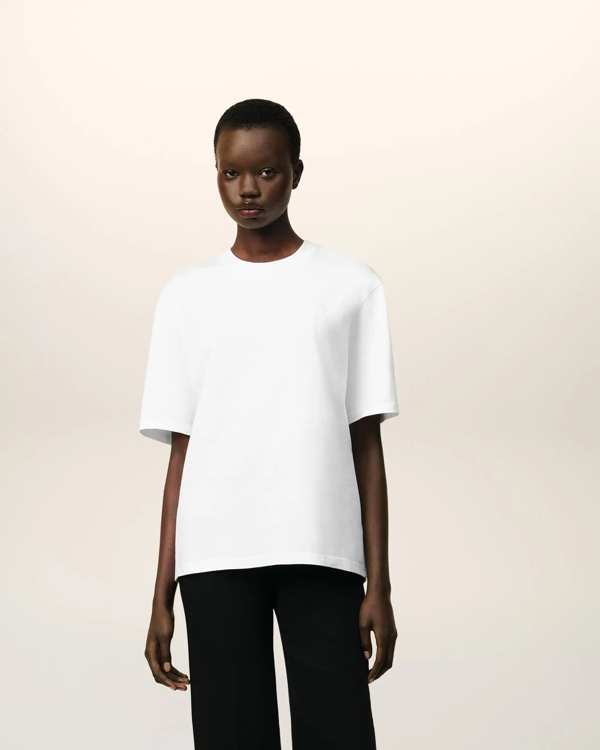 White Cotton T-shirt