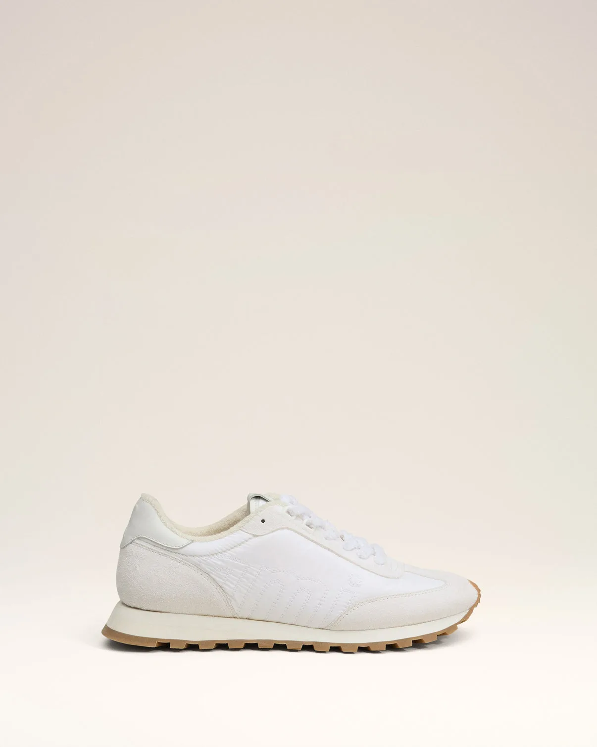 White Nylon New Rush Sneakers