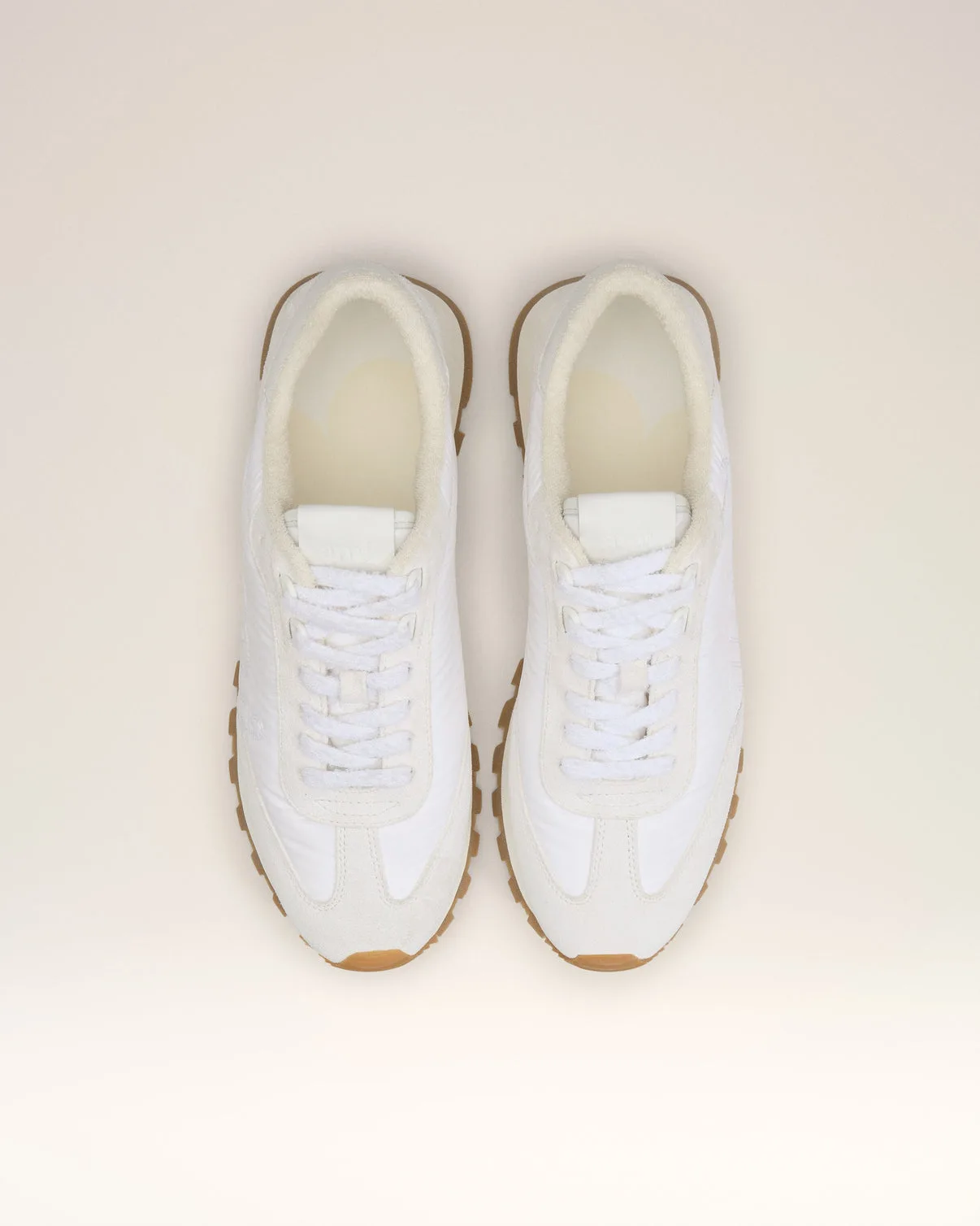 White Nylon New Rush Sneakers