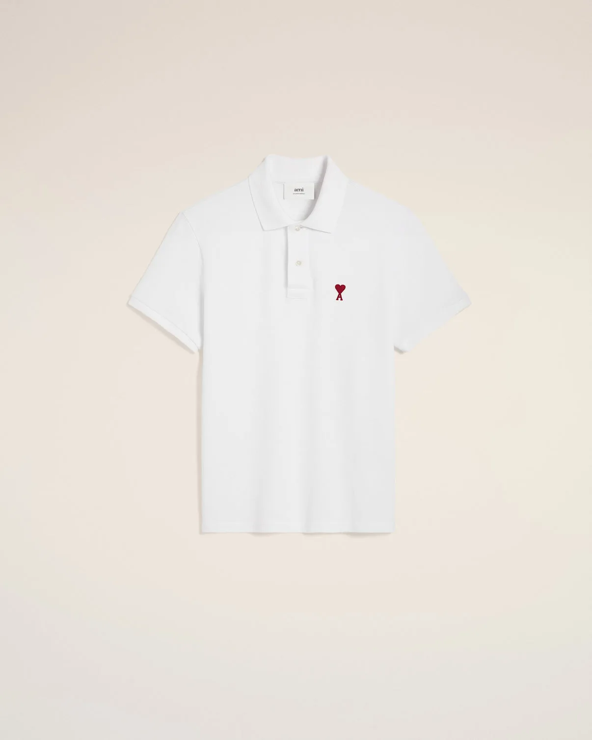 White Organic Cotton Polo Shirt