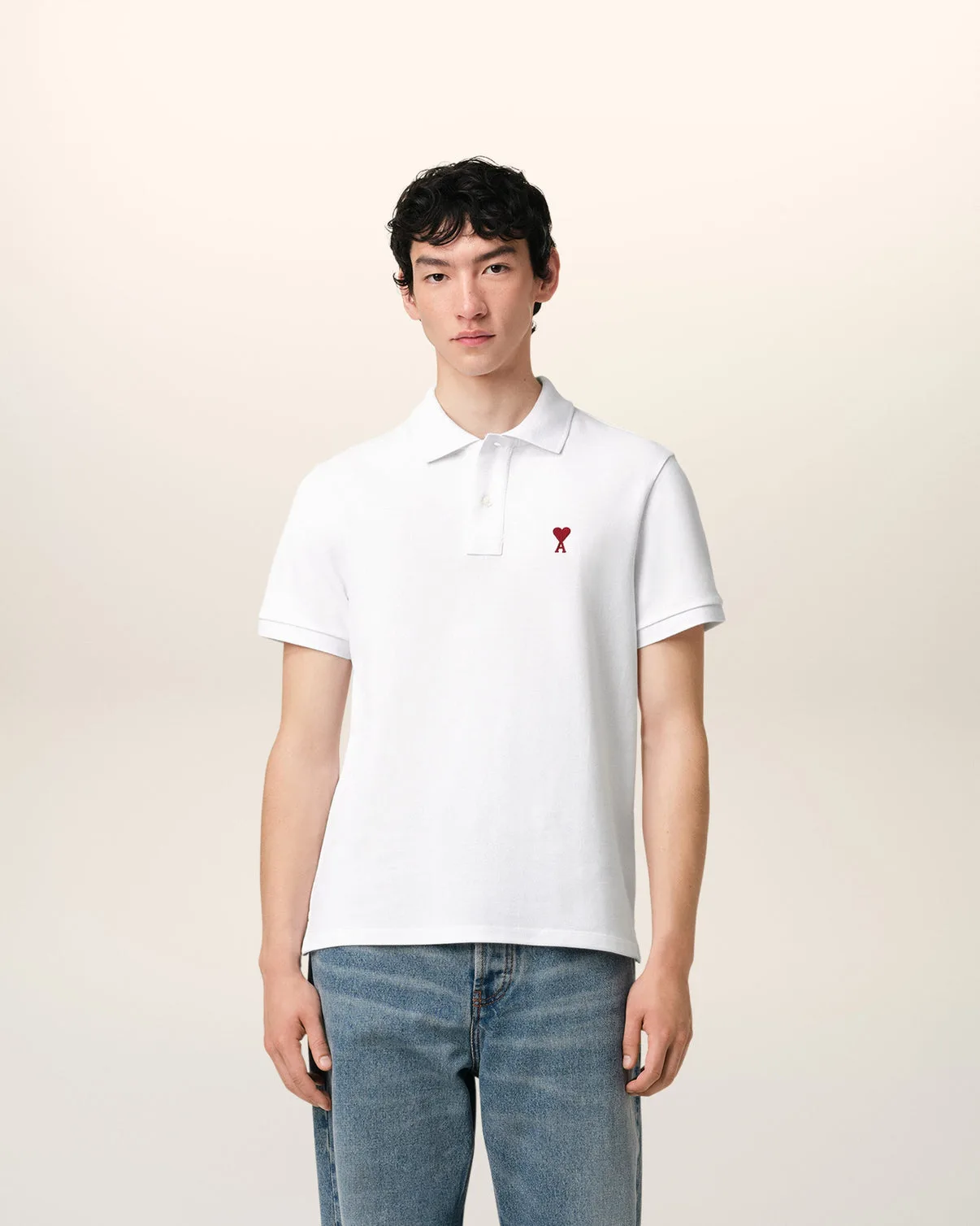 White Organic Cotton Polo Shirt