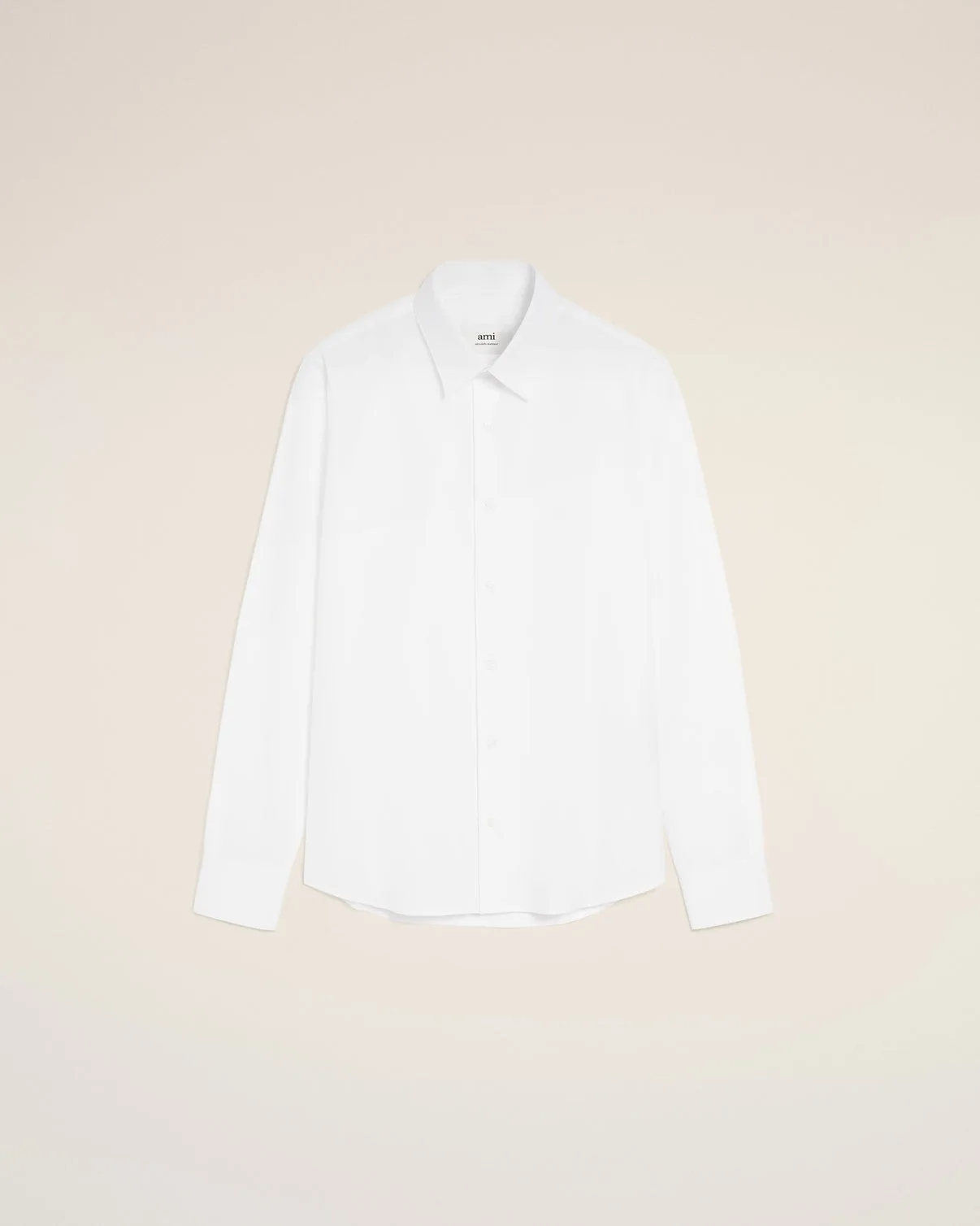 White Poplin Cotton Tailor Shirt