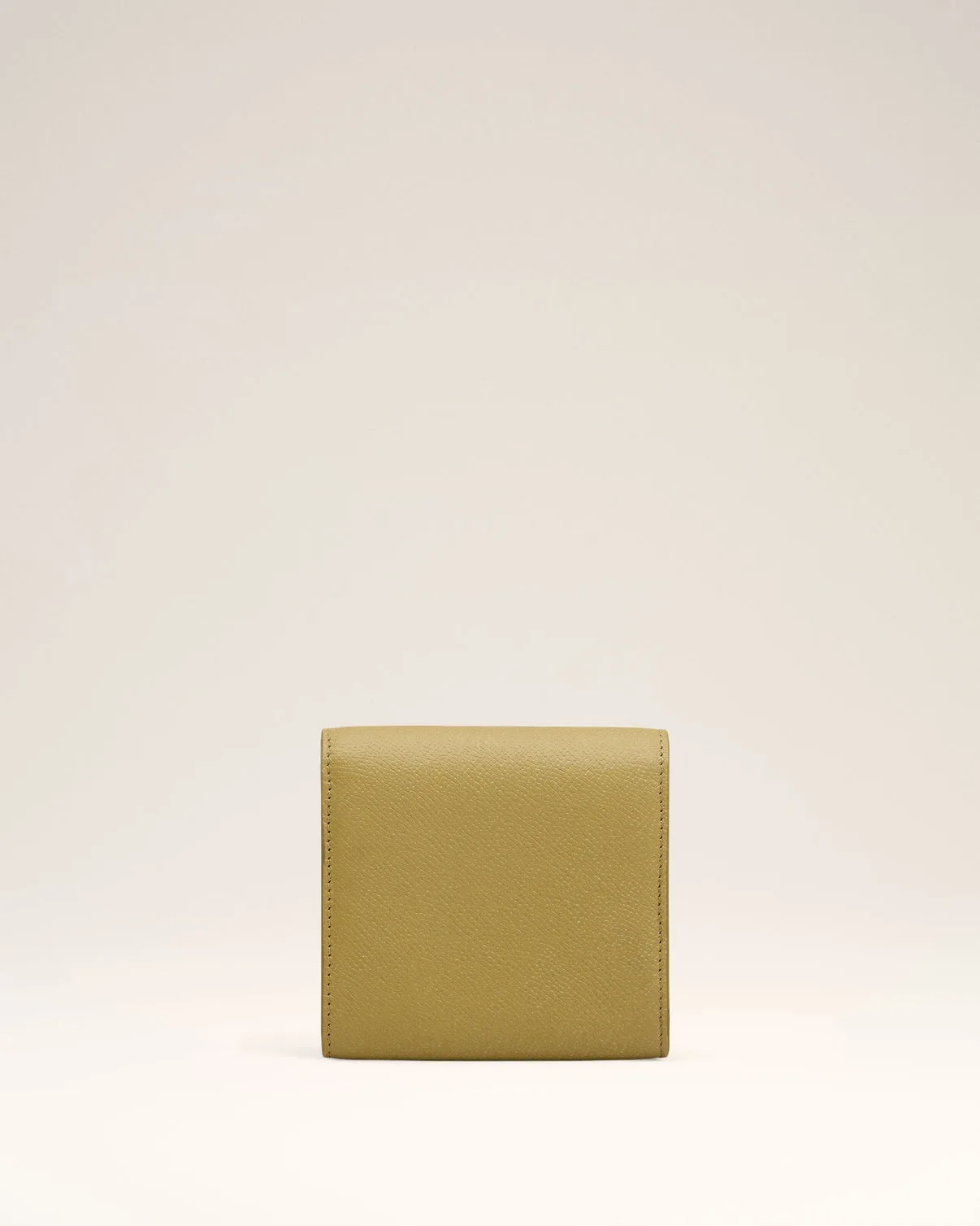 Yellow Leather Paris Paris Compact Wallet