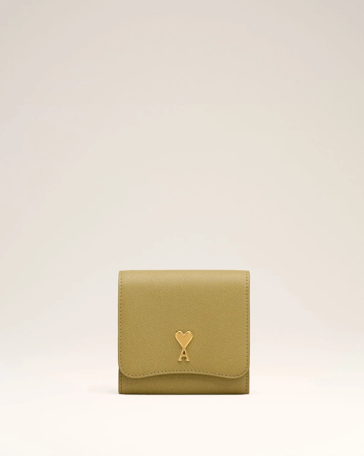 Yellow Leather Paris Paris Compact Wallet