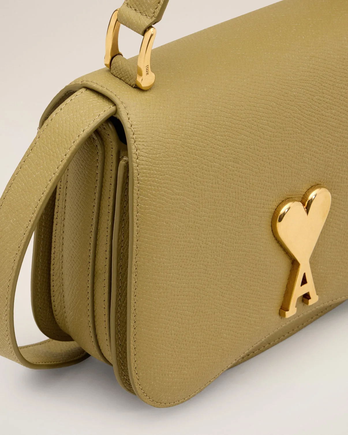 Yellow Leather Top Handle Paris Paris Bag